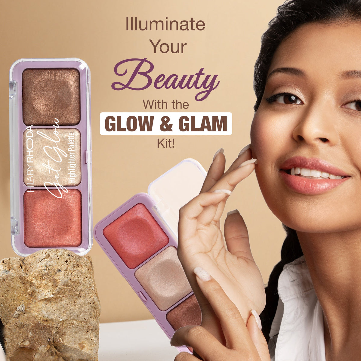 Hilary Rhoda Get Glow Highlighter Palette - view 4