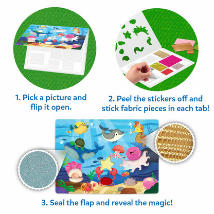 Skillmatics Animal Fabric Art Bundle Ages 4 and Up