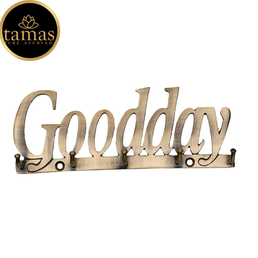 Tamas Brass Good Day Key Holder (Brown) - PUSHMYCART