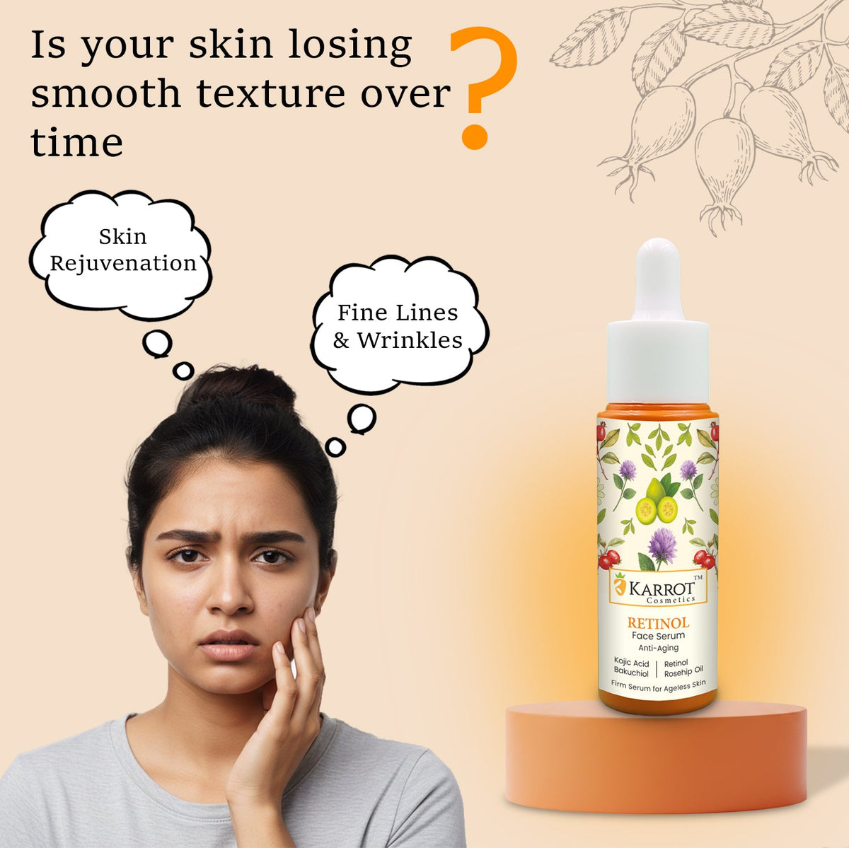 Karrot Retinol Anti Aging Serum