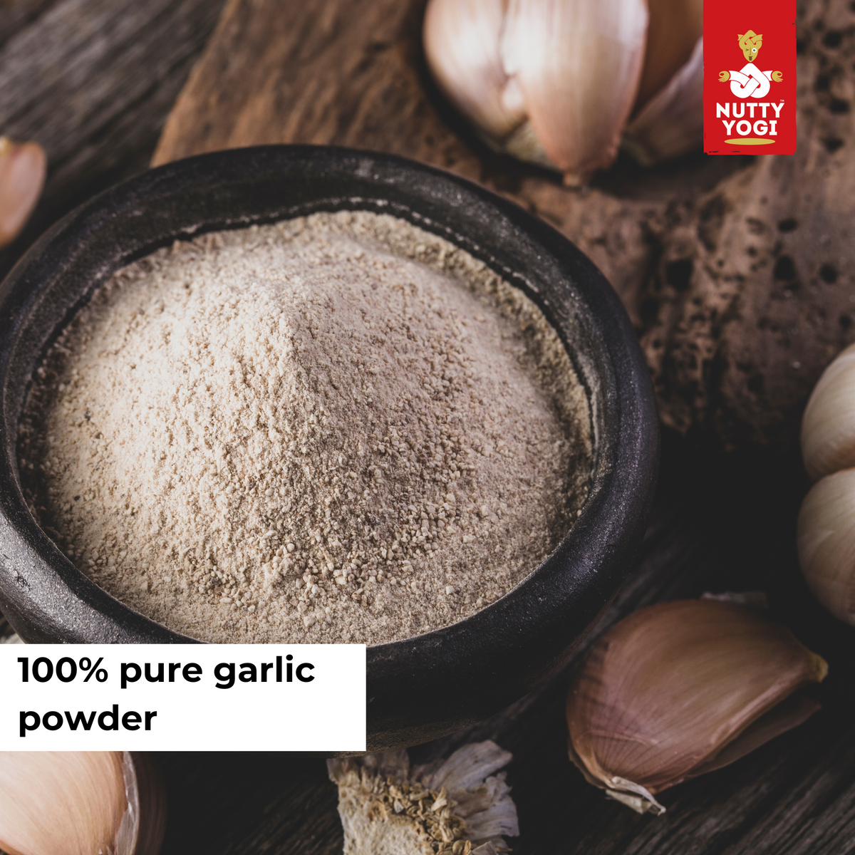 Nutty Yogi Pure Garlic Powder 50 gm