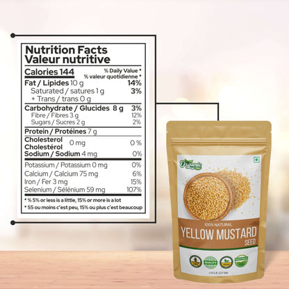 Organic Zing Yellow Mustard Seeds