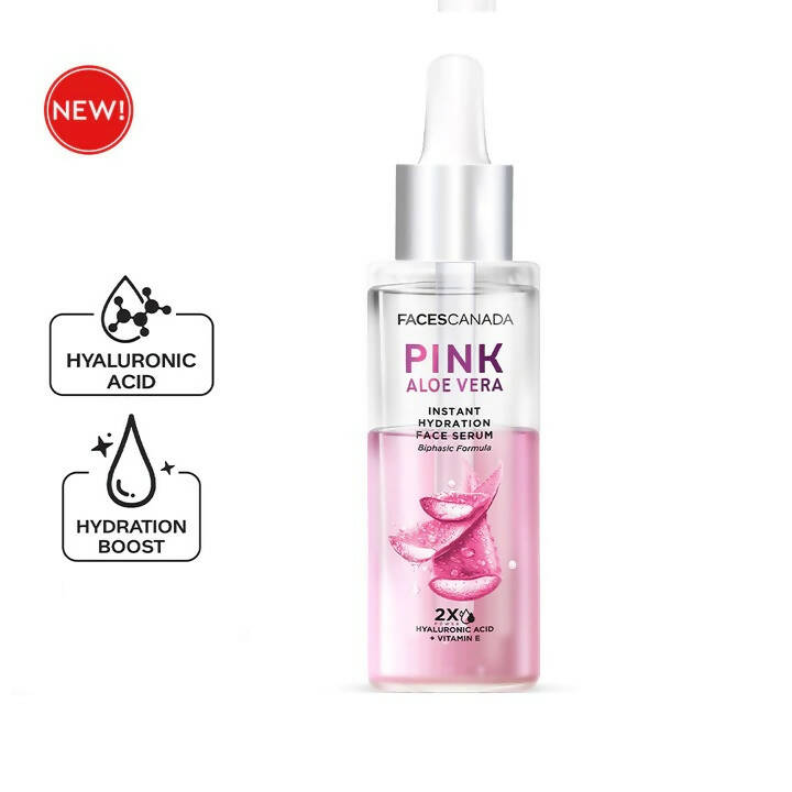 Faces Canada Pink Aloe Vera Instant Hydration Face Serum - PUSHMYCART