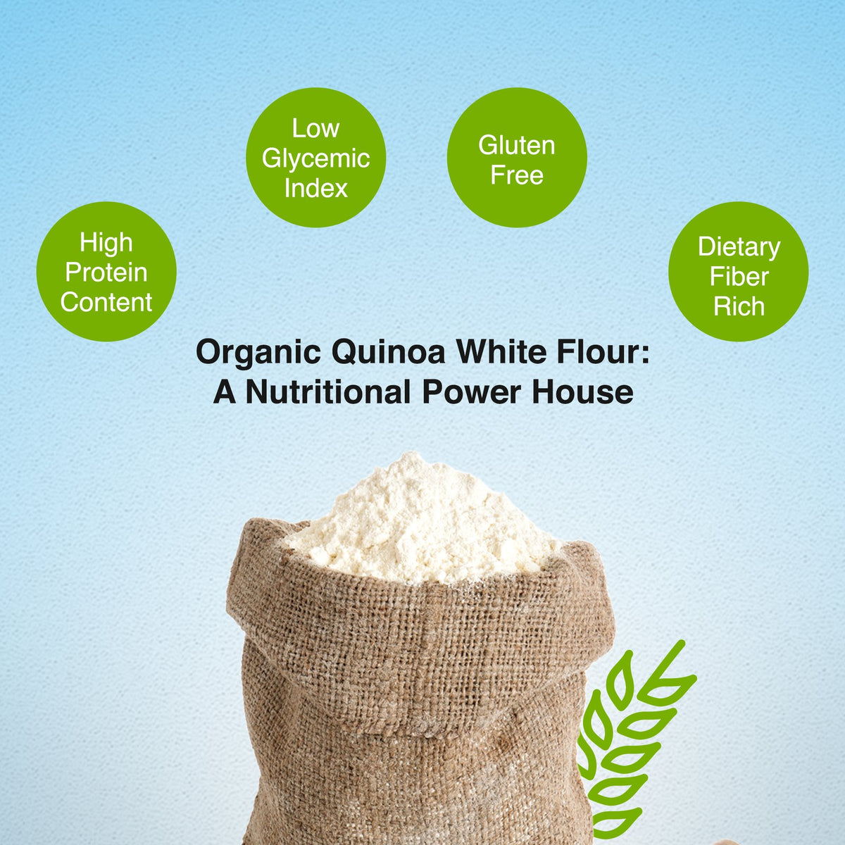 Just Organik Quinoa White Flour - PUSHMYCART