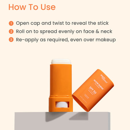 Earth Rhythm Glow Sunscreen Stick SPF 50 PA++++ - PUSHMYCART