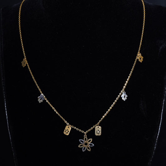 Pure Gold New Fancy Pendant Necklace 4.4g