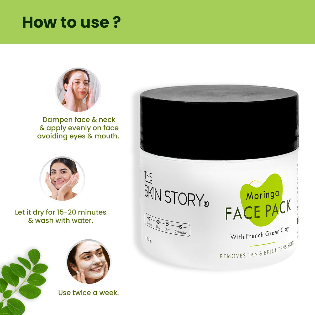 The Skin Story De-Tan Face Pack