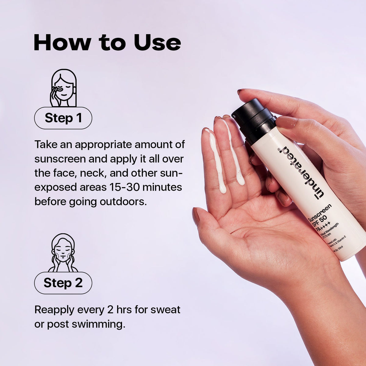 Underated Sunscreen SPF 50 PA++++ (50gm)