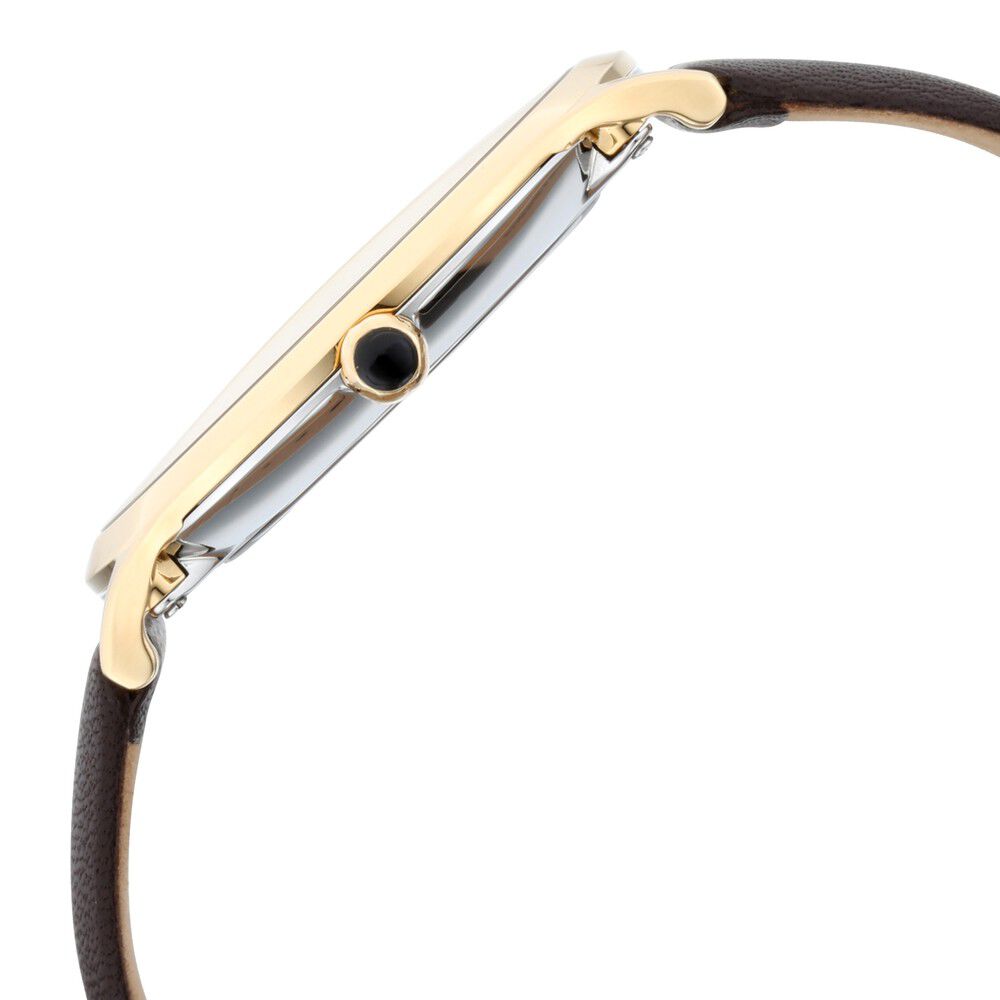 Titan Nebula Deccan Treasures 18k Gold Analog Leather Strap Watch for Men