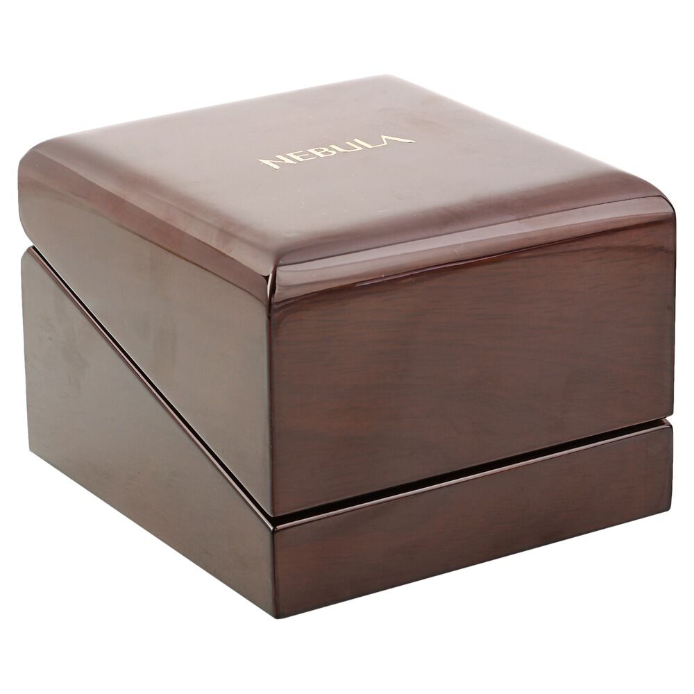 Titan Nebula Deccan Treasures 18k Gold Analog Leather Strap Watch for Men
