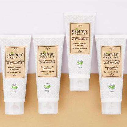 Azafran Organics Deep Pore Cleansing Clay Masque 