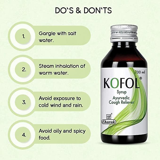 Charak Pharma Kofol SF Syrup - PUSHMYCART