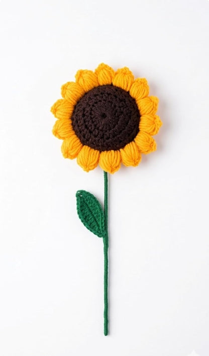 Handmade Crochet Lily Flower Stick - image 4
