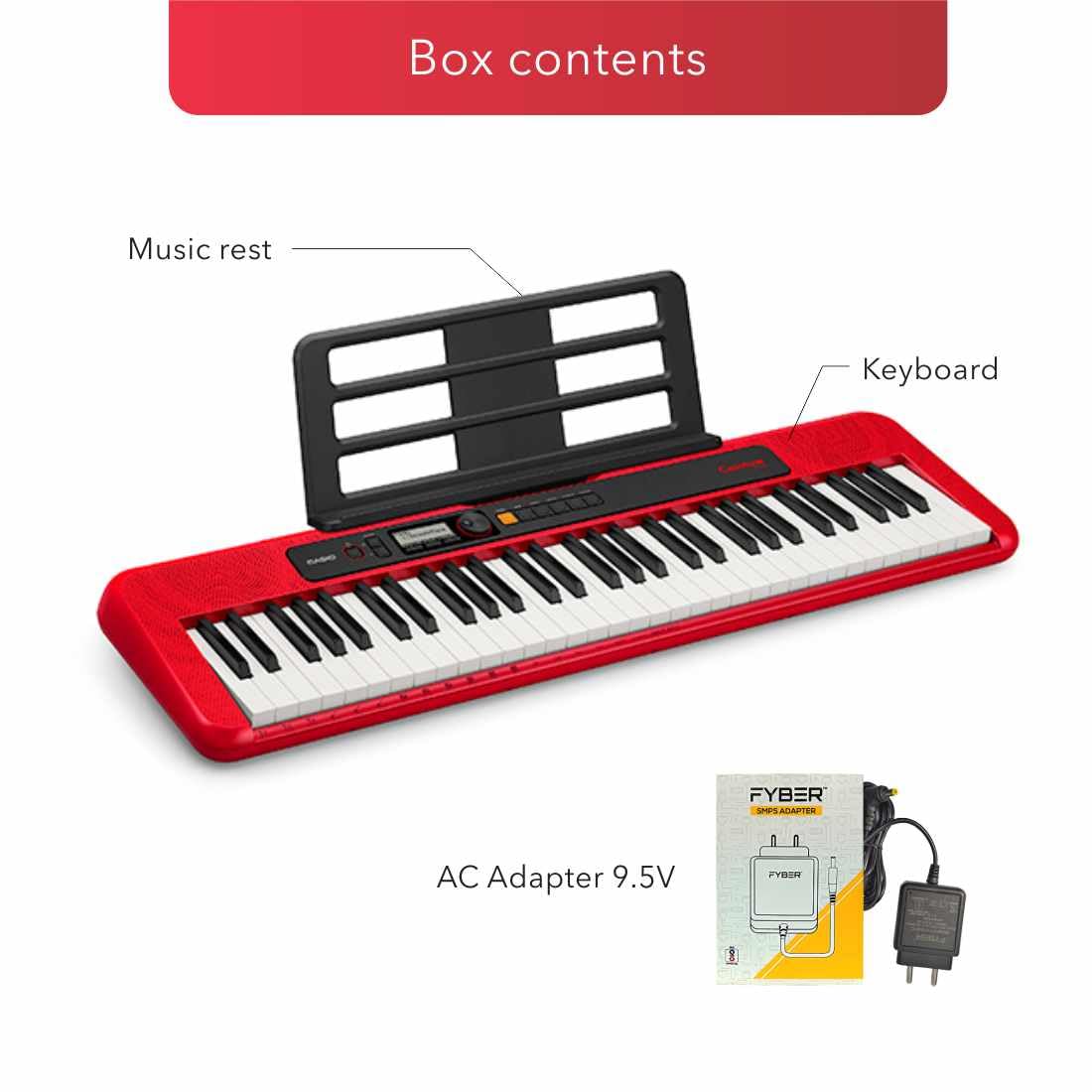 Casio CT-S200 Casiotone 61 Key Portable Keyboard