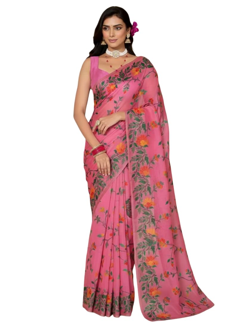 Vasthrlay Classic Ethnic Kalamkari Saree for festive ethnic occasions