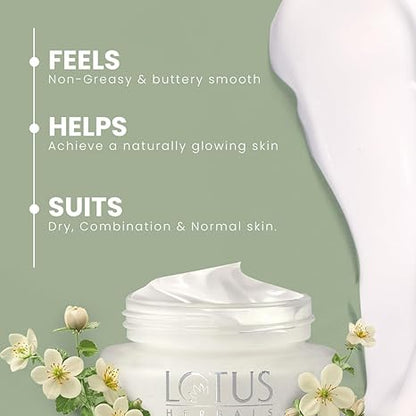 Lotus Herbals White Glow Skin Whitening And Brightening Deep Moisturising Crème - PUSHMYCART