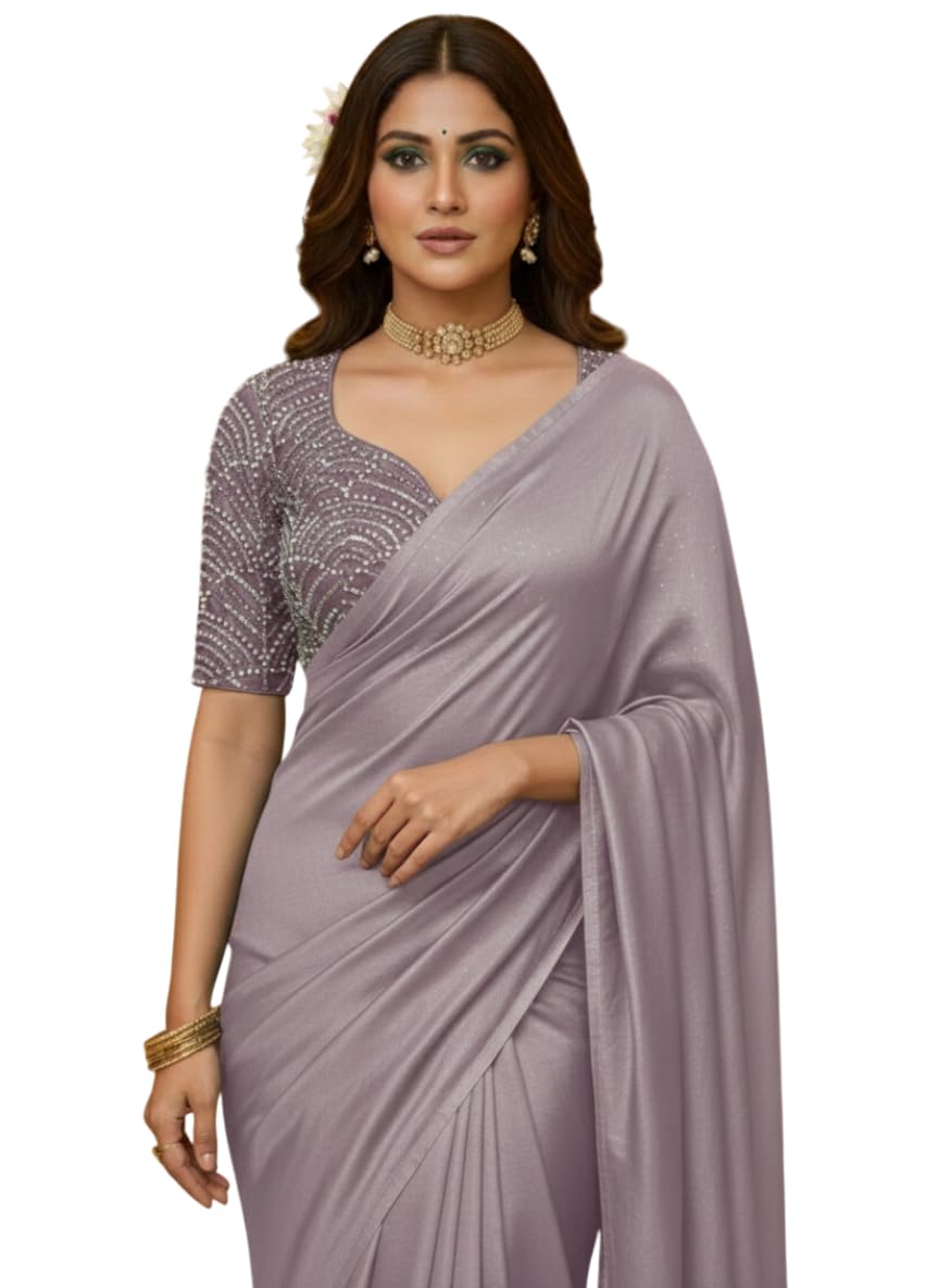 Vasthrlay Classic Ethnic Embroidery Saree for festive ethnic occasions
