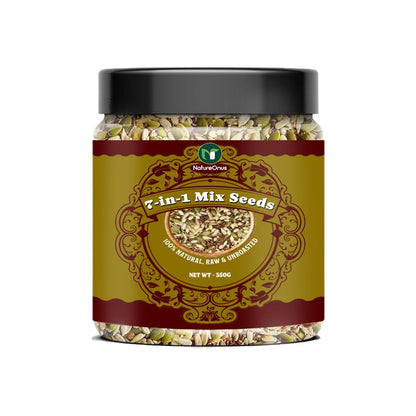 NATUREONUS 7 in 1 Raw Seeds Mix