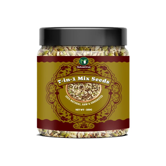 NATUREONUS 7 in 1 Raw Seeds Mix