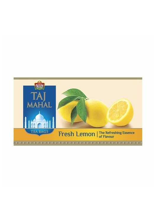 Taj Mahal Fresh Lemon Tea Bags - PUSHMYCART