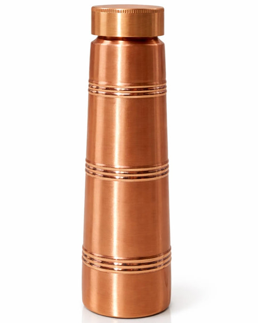 Pure Copper Water Bottle 950ml (TOWER 3 RI