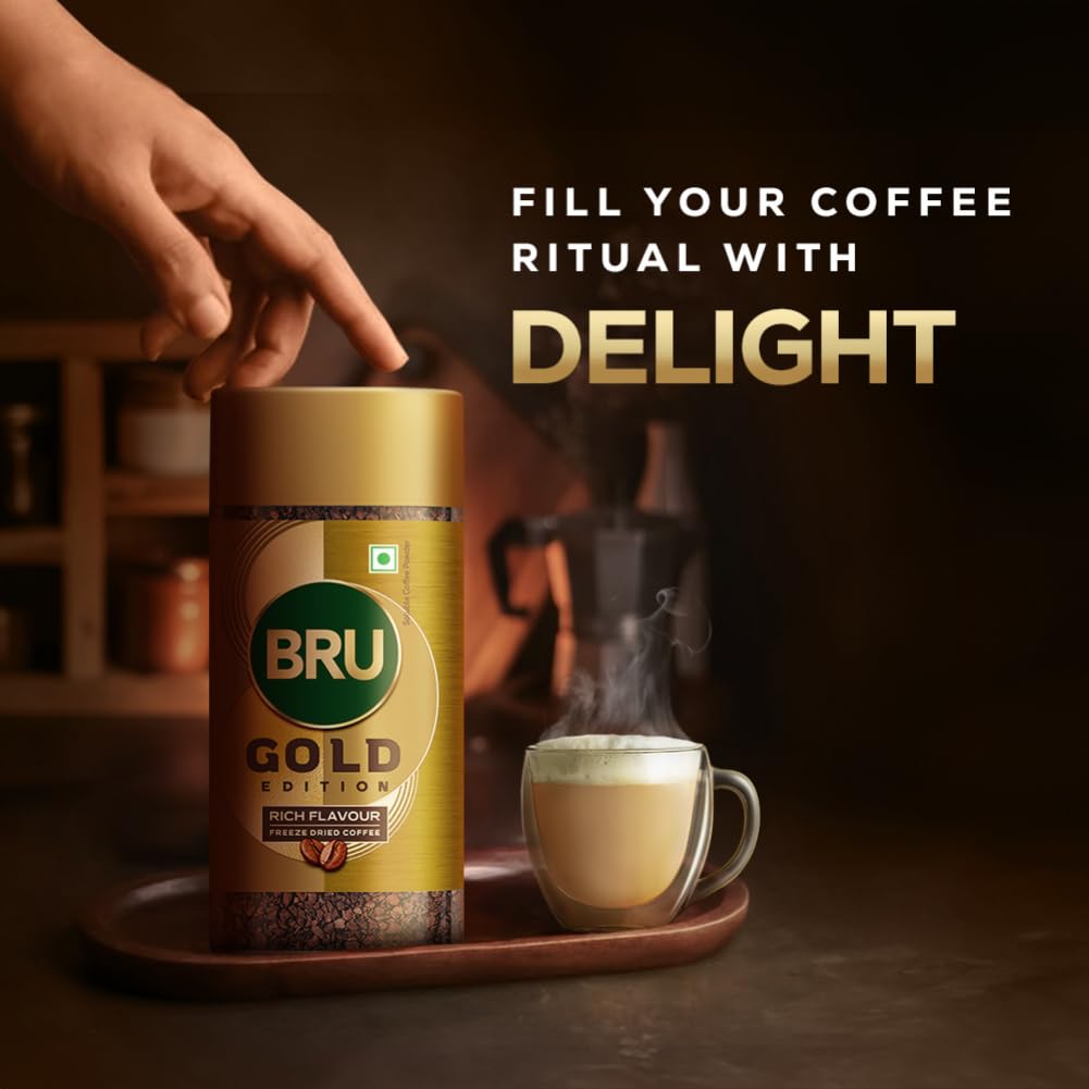 Bru Gold Edition Freeze Dried Instant Coffee 55g