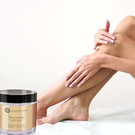 Aaranyam Lavender Sugar Scrub For Face and Body - PUSHMYCART