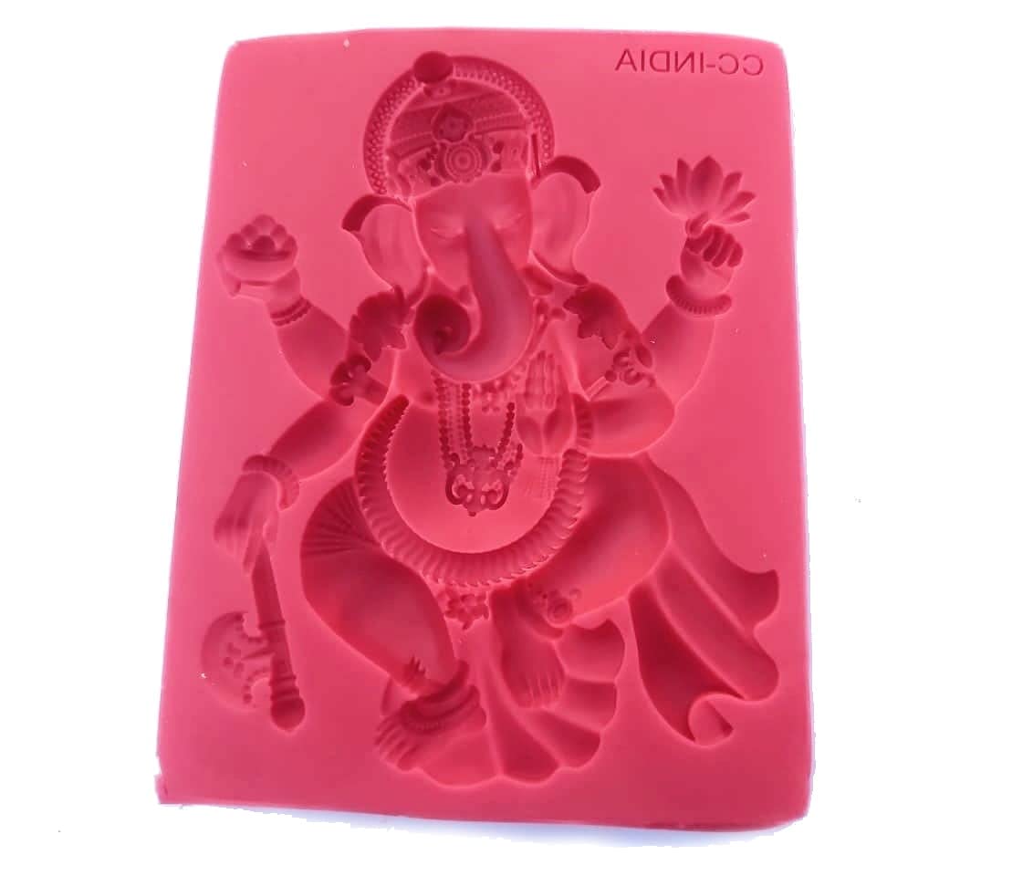 Dancing Ganesha Frame Silicone Mould Mold - PUSHMYCART