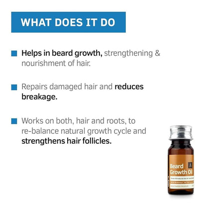 Ustraa Beard Growth Oil - PUSHMYCART