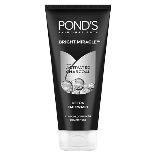 ponds pure detox face gel scrub for deep cleansing with activated charcoal100gm
