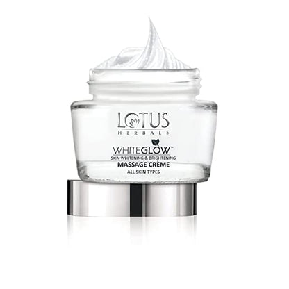 Lotus Herbals White Glow Massage Cream - Skin Whitening & Brightening