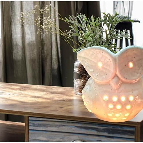 Ceramic Owl Shape Electric Essential Oil Diffuser | Perfect for Home Decor & Relaxation 
