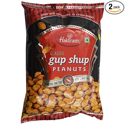 DANVIN Haldirams Namkeen Gup Shup Peanut Del Pack of 2