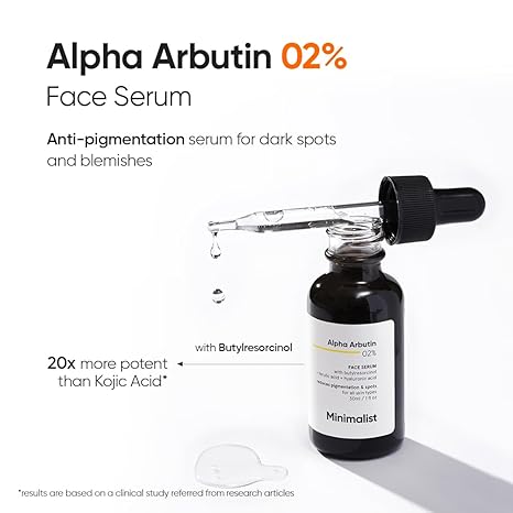 Minimalist Dark Spots Removal Serum with 2% Alpha Arbutin