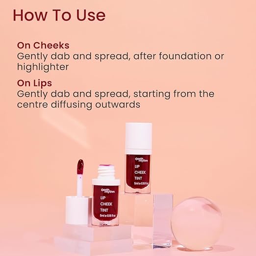 Earth Rhythm Lip & Cheek Tint Brandy - PUSHMYCART