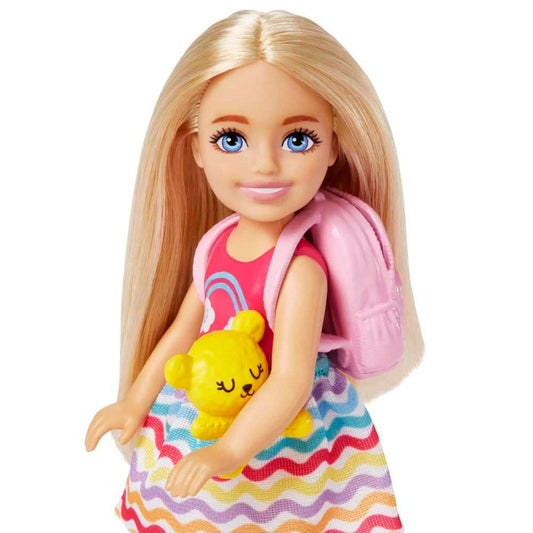 Barbie Chelsea Doll Travel Set with Puppy and 6 Accessories Including Pet Carrier