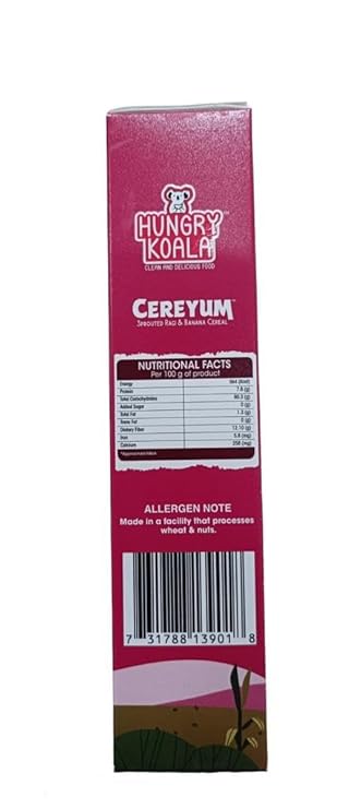 HUNGRY KOALA Ragi & Banana Cereal - PUSHMYCART
