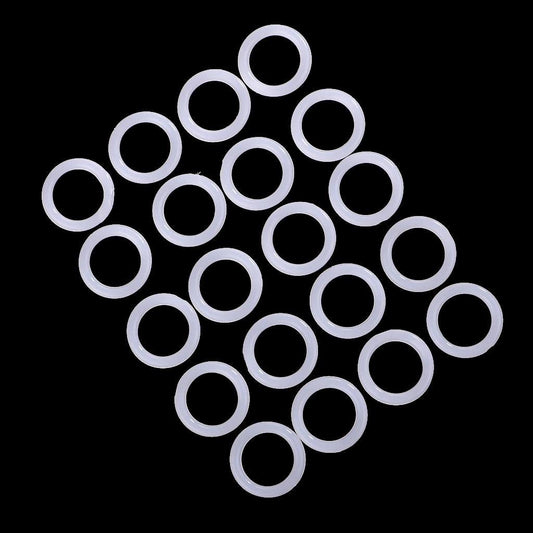 15 Pieces 28mm Abs Pvc Diy Crochet Ring Circle Hook Craft Tool Accessory for Handbag - image 1