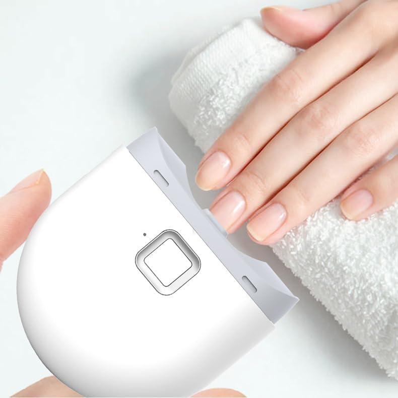 IQS Enterprise Automatic Electric Nail Clipper with LED Light and Nail File USB Rechargeable - image 3