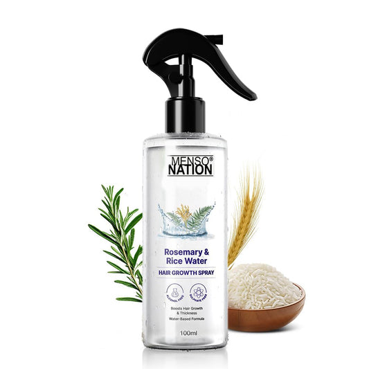 Mensonation Rosemary and Rice Water for Hair Growth and Hairfall Control Spray 100ml