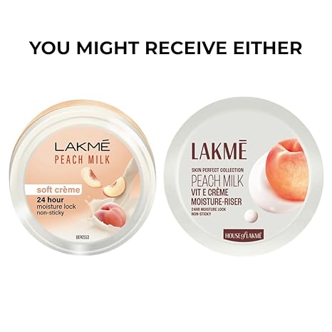 Lakme Peach Milk Soft Creme 24Hr Moisture Lock - PUSHMYCART