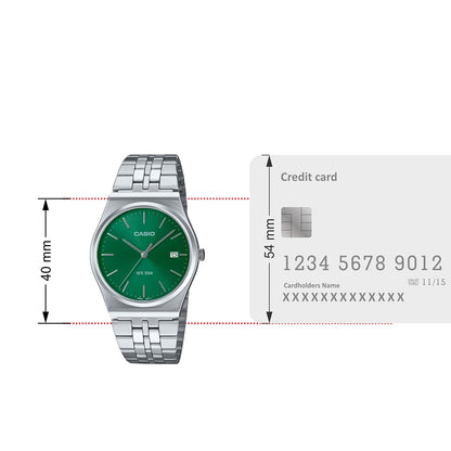 Casio Analog Green Dial Men MTP-B145D-3AVDF (A2236)