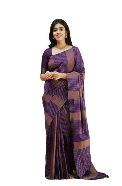 Vasthrlay Classic Banarasi Traditional Saree for festive ethnic occasions