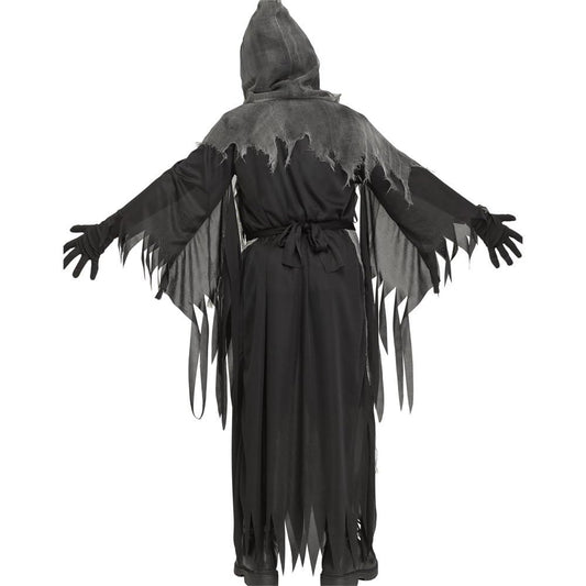 Wanna Party Kids Spooky Smoldering Reaper Halloween Costume with Mask