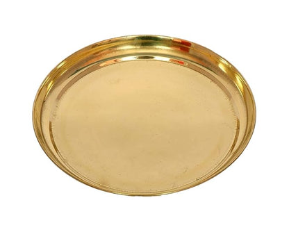 Brass Puja Plate 0.01Kg - PUSHMYCART