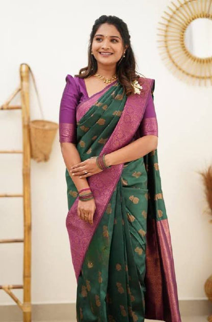 Vasthrlay Ethnic Classic Saree with decorative traditional design