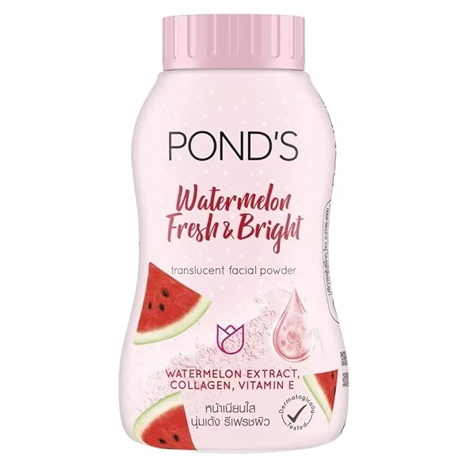 ponds watermelon fresh bright translucent facial powder