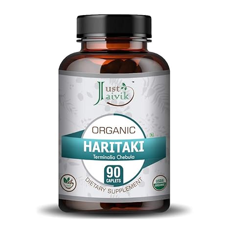 Just Jaivik Organic Haritaki Tablets - PUSHMYCART