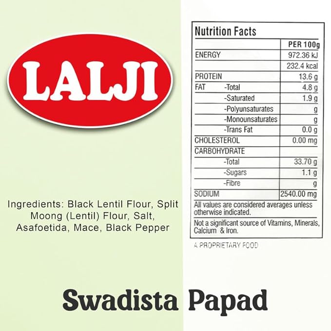 Lalji Foods Swadista Bikaneri Papad