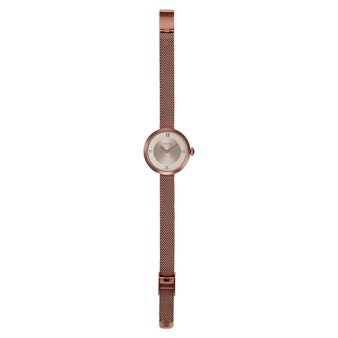 Casio Analog Rose Gold Dial Womens Watch -LTP-E154MR-9ADF(A1854)